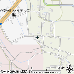 愛媛県伊予郡松前町永田447-2周辺の地図