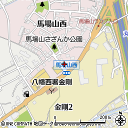 福岡県北九州市八幡西区馬場山西4-3周辺の地図