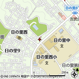 日の里九公民館周辺の地図