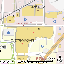 石田クリーニング　エミフル店周辺の地図