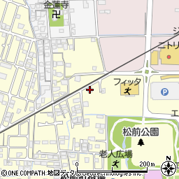愛媛県伊予郡松前町筒井679周辺の地図