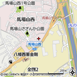 福岡県北九州市八幡西区馬場山西4周辺の地図