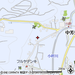 和歌山県田辺市中芳養2890周辺の地図