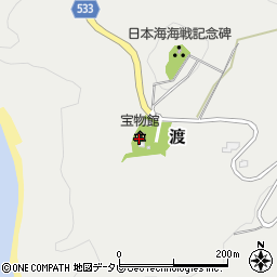 東郷神社宝物館周辺の地図