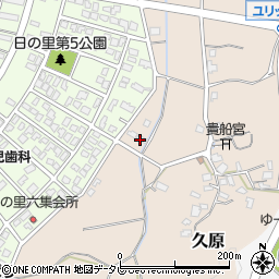 福岡県宗像市久原790-5周辺の地図