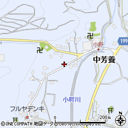 和歌山県田辺市中芳養2785周辺の地図