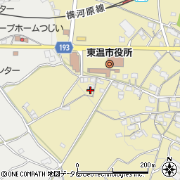 愛媛県東温市見奈良周辺の地図
