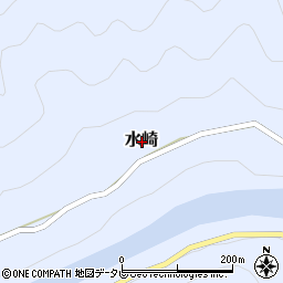 徳島県那賀郡那賀町水崎周辺の地図