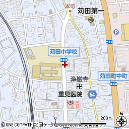 福岡県京都郡苅田町神田町周辺の地図