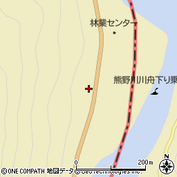 和歌山県新宮市熊野川町田長50周辺の地図