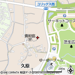 福岡県宗像市久原548周辺の地図