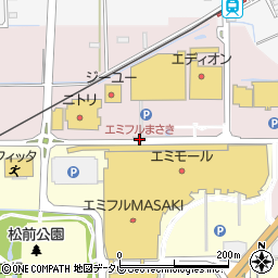 エミフル・松前周辺の地図