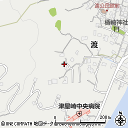 福岡県福津市渡1281-2周辺の地図