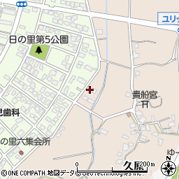 福岡県宗像市久原29周辺の地図