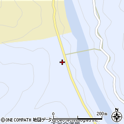 徳島県那賀町（那賀郡）水崎（向中村）周辺の地図