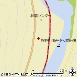 和歌山県新宮市熊野川町田長54周辺の地図