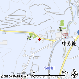 和歌山県田辺市中芳養2899周辺の地図