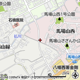 福岡県北九州市八幡西区馬場山西周辺の地図