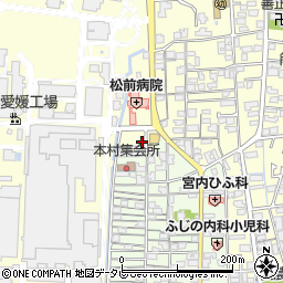 愛媛県伊予郡松前町筒井1597-17周辺の地図