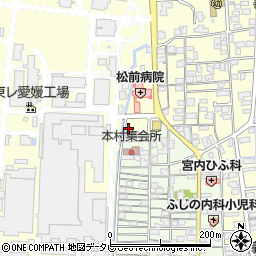 愛媛県伊予郡松前町筒井1597-13周辺の地図