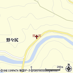 徳島県那賀郡那賀町古屋下モ大ヲ平ラ周辺の地図