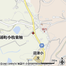 長崎県壱岐市郷ノ浦町小牧東触227周辺の地図