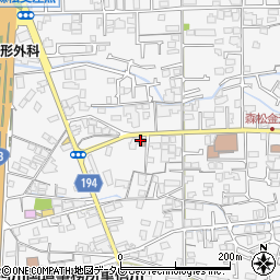 松山南警察署浮穴駐在所周辺の地図