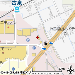 愛媛ダイハツ販売松前店周辺の地図