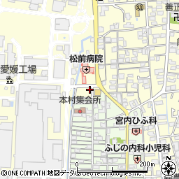 愛媛県伊予郡松前町筒井1597-9周辺の地図