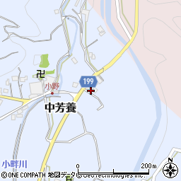 和歌山県田辺市中芳養2985周辺の地図