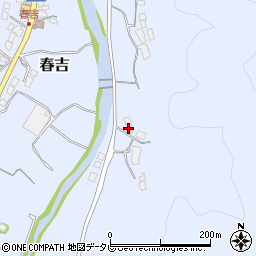 福岡県北九州市小倉南区春吉166周辺の地図