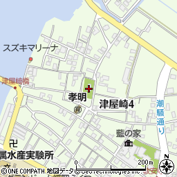 波折神社周辺の地図