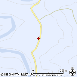 和歌山県田辺市本宮町静川641周辺の地図