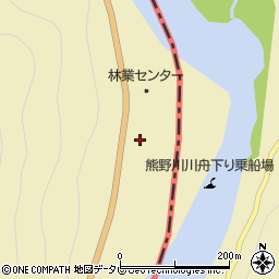 和歌山県新宮市熊野川町田長47周辺の地図