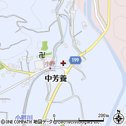 和歌山県田辺市中芳養3024周辺の地図