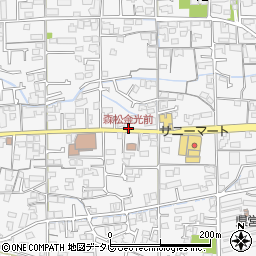 森松金光前周辺の地図