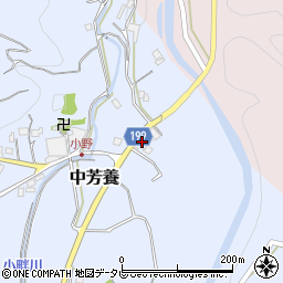 和歌山県田辺市中芳養2985-2周辺の地図