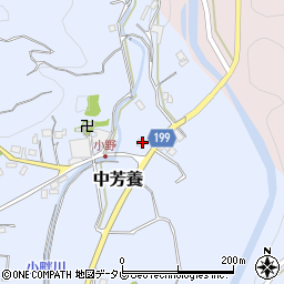 和歌山県田辺市中芳養3022周辺の地図