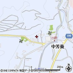 和歌山県田辺市中芳養2918周辺の地図