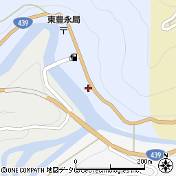 高知県長岡郡大豊町大滝498周辺の地図