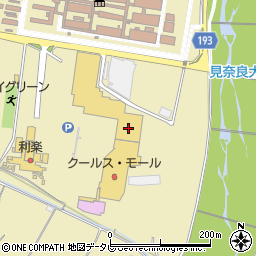 １００円ショップ・シルク　新クールス・モール店周辺の地図