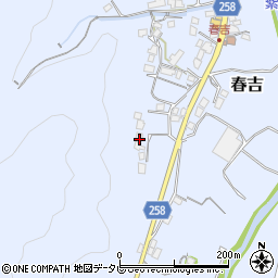 福岡県北九州市小倉南区春吉593周辺の地図