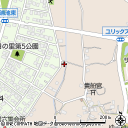 福岡県宗像市久原785-2周辺の地図