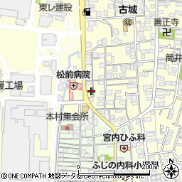 愛媛県伊予郡松前町筒井1571-1周辺の地図