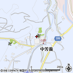 和歌山県田辺市中芳養2926-2周辺の地図