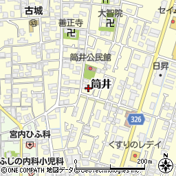 愛媛県伊予郡松前町筒井329-1周辺の地図
