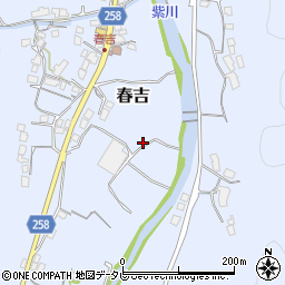 福岡県北九州市小倉南区春吉526周辺の地図