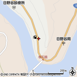 那賀町役場　日野谷公民館周辺の地図
