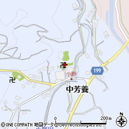 和歌山県田辺市中芳養2930周辺の地図