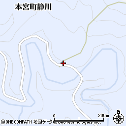和歌山県田辺市本宮町静川908周辺の地図